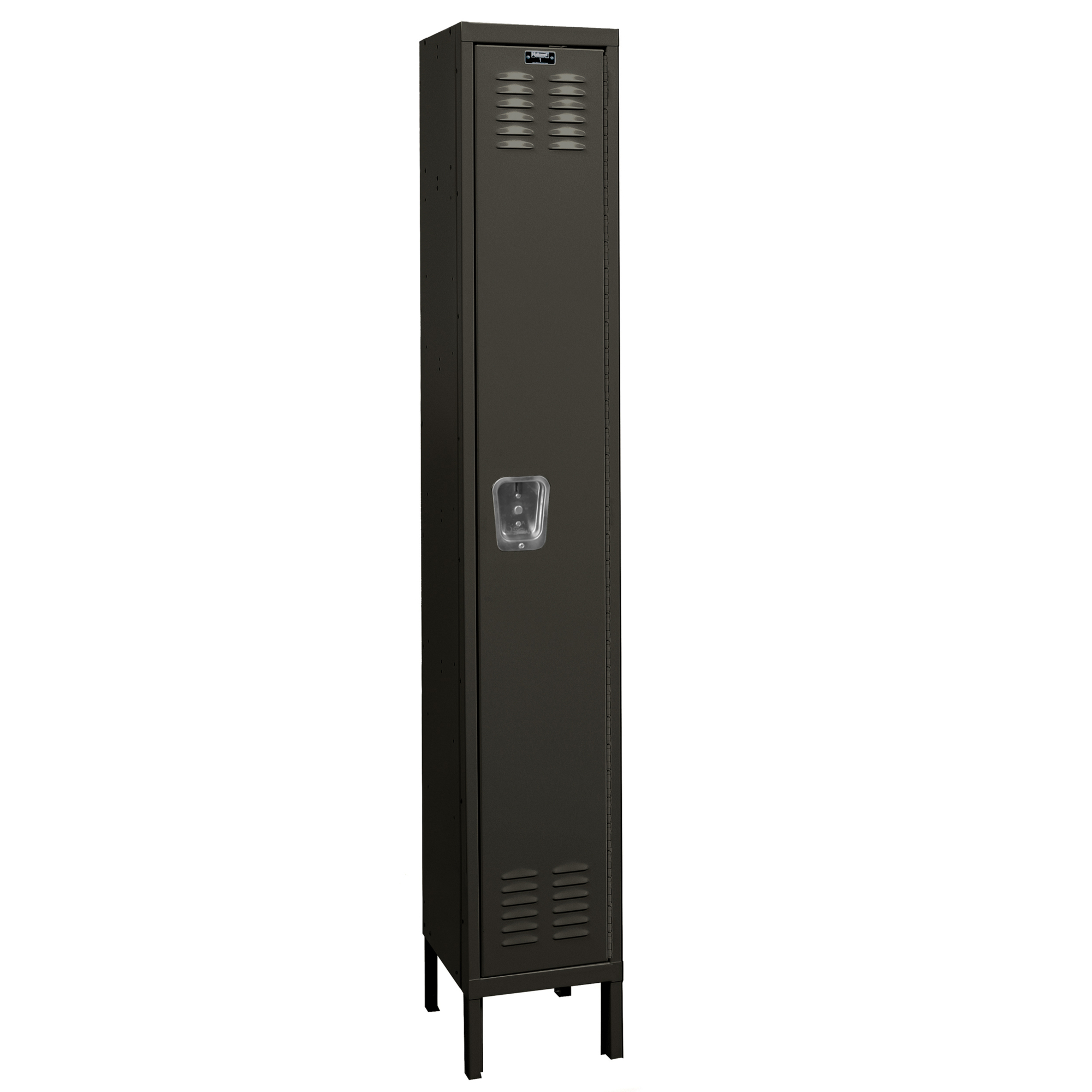 Hallowell, Single Tier Premium Locker, Height 78 in, Width 12 in, Color Black, Model# U1288-1ME